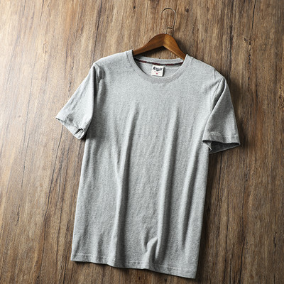 Tricou de vară pentru bărbați, într-o singură culoare, cu mâneci scurte