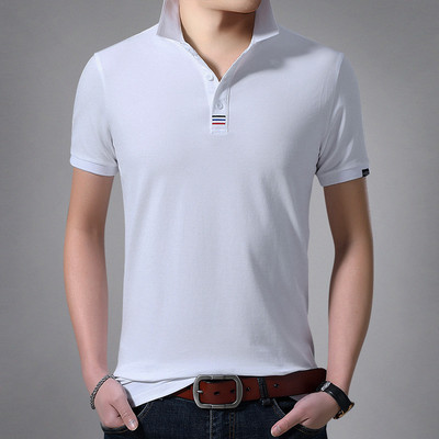 Bluză bărbătească model uni cu mâneci scurte