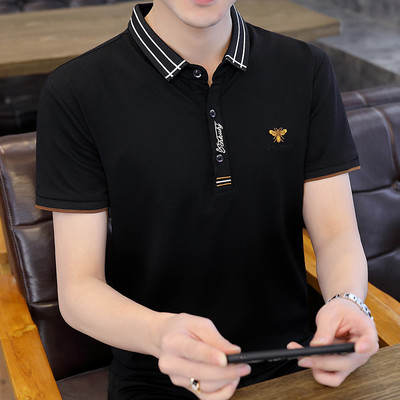 Novi model muške majice kratkih rukava sa kragnom i gumbima u više boja