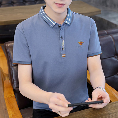 Novi model muške majice kratkih rukava sa kragnom i gumbima u više boja