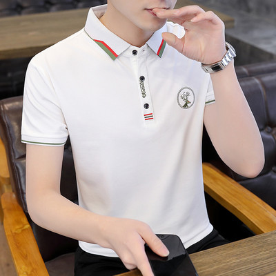 Novi model muške majice kratkih rukava sa kragnom i gumbima u više boja