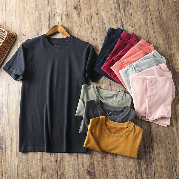 Tricou casual bărbătesc din bumbac, cu mâneci scurte