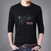 Bluză de primăvară-toamnă cu mâneci lungi și inscripție