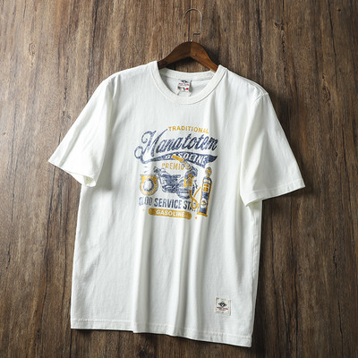 Ανδρικό μπλουζάκι με απλικέ και κοντά μανίκια