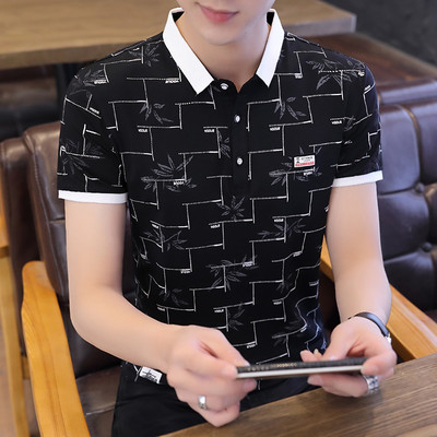 Novi model muške bluze sa klasičnom kragnom i uzorkom