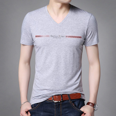 Tricou mulat de vară cu decolteu spitz