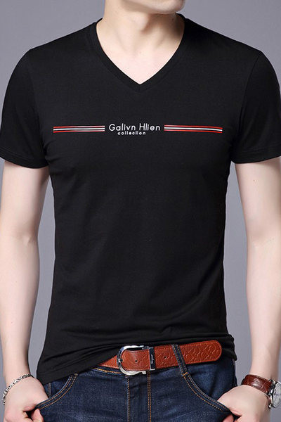 Tricou mulat de vară cu decolteu spitz