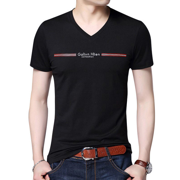 Tricou mulat de vară cu decolteu spitz