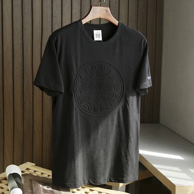 Tricou de vară pentru bărbați modern, cu decolteu rotund