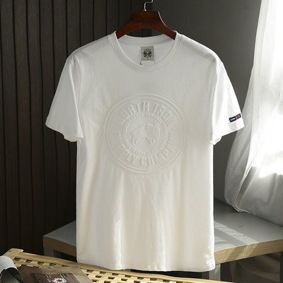 Tricou de vară pentru bărbați modern, cu decolteu rotund