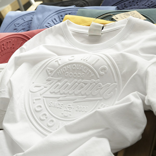 Tricou de vară pentru bărbați modern, cu decolteu rotund