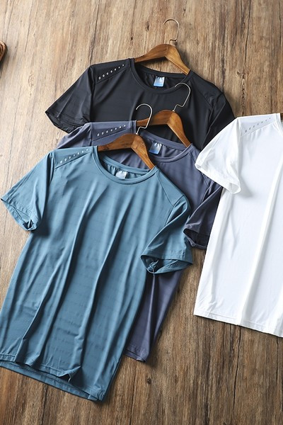 Tricou de primăvară pentru bărbați sport-casual cu mâneci scurte