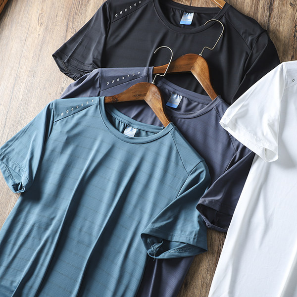 Tricou de primăvară pentru bărbați sport-casual cu mâneci scurte