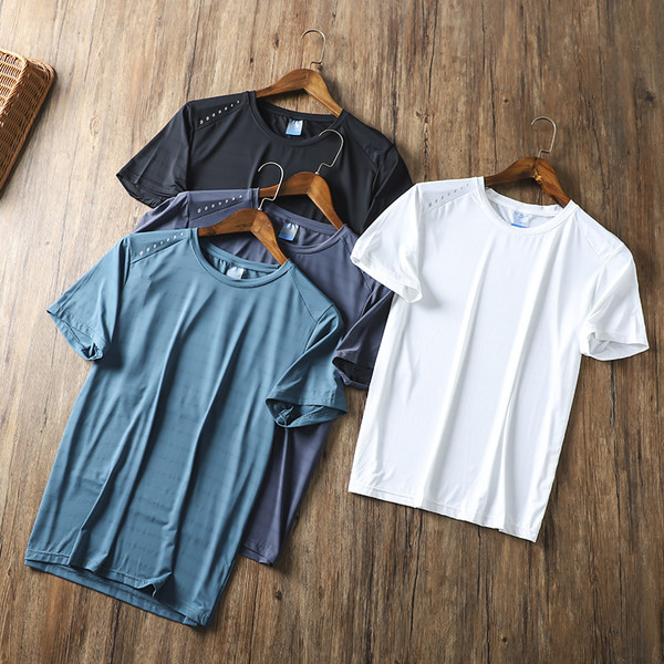 Tricou de primăvară pentru bărbați sport-casual cu mâneci scurte