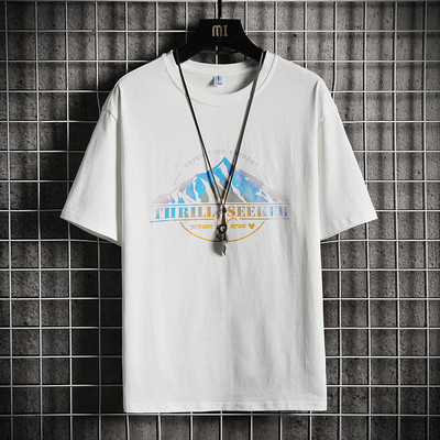 Tricou casual barbatesc cu imprimeu