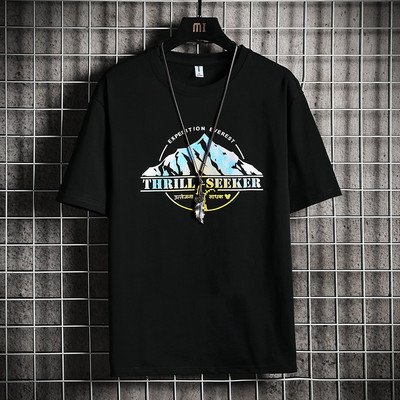 Tricou casual barbatesc cu imprimeu