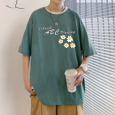 Ανδρικό casual μπλουζάκι με τύπωμα σε τύπωμα