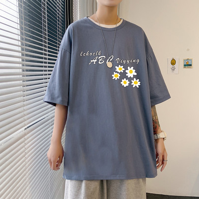 Ανδρικό casual μπλουζάκι με τύπωμα σε τύπωμα