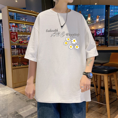 Ανδρικό casual μπλουζάκι με τύπωμα σε τύπωμα