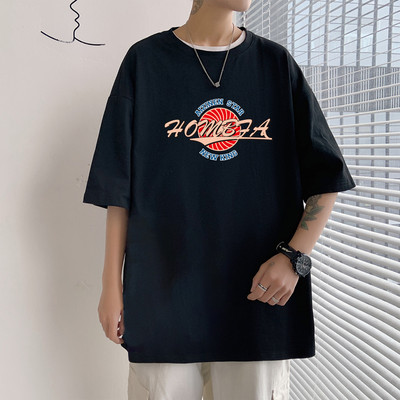 Ανδρικό casual μπλουζάκι με τύπωμα σε τύπωμα