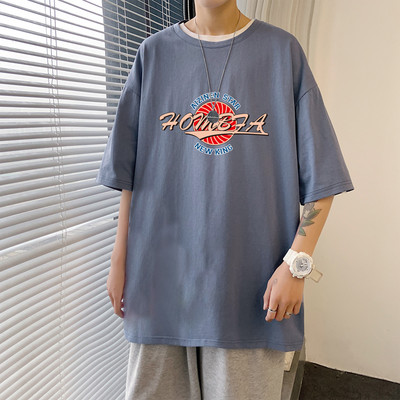 Ανδρικό casual μπλουζάκι με τύπωμα σε τύπωμα