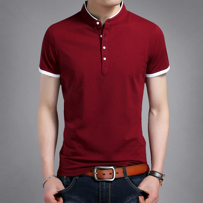 Καλοκαιρινή μπλούζα με κοντά μανίκια και κουμπιά