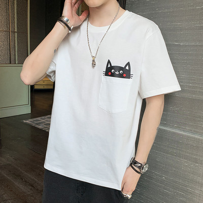 Tricou barbatesc modern cu decolteu oval - mai multe modele