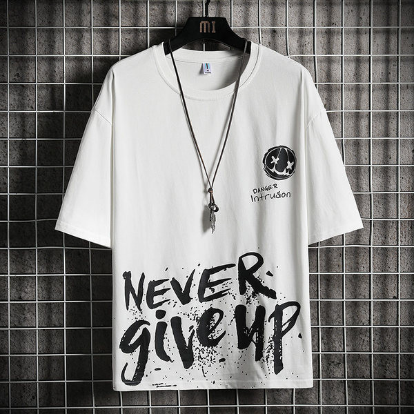 Tricou casual cu maneci scurte si imprimeu