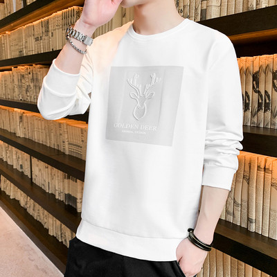 Bluza barbati model nou cu broderie si maneci lungi - mai multe culori