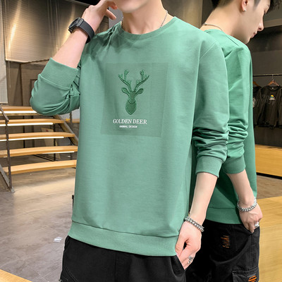 Bluza barbati model nou cu broderie si maneci lungi - mai multe culori