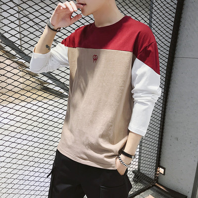 Bluza barbati model nou cu broderie si maneci lungi - mai multe culori