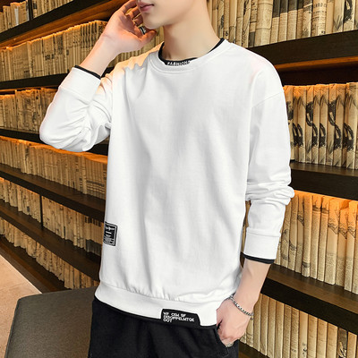 Bluza barbati model nou cu broderie si maneci lungi - mai multe culori