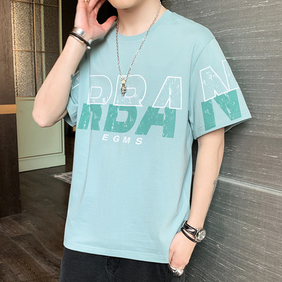 Tricou casual cu maneca scurta si imprimeu - mai multe culori