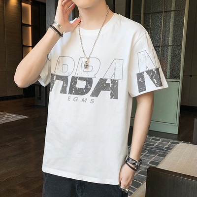 Tricou casual cu maneca scurta si imprimeu - mai multe culori