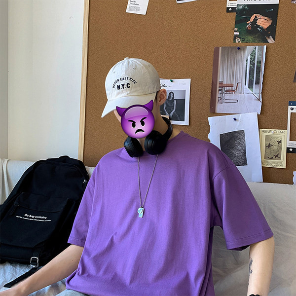 Tricou barbatesc model simplu si decolteu rotund