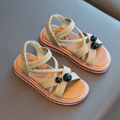 Sandale pentru copii cu talpă plate și bile 3D