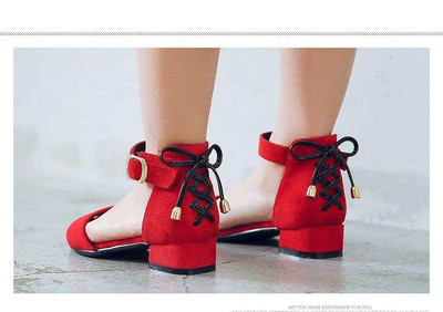 Sandale pentru copii pentru fete cu cataramă și cravate în mai multe culori