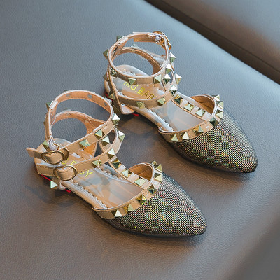 Sandale pentru copii cu cureaua si catarama pentru fete