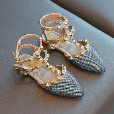 Sandale pentru copii cu cureaua si catarama pentru fete