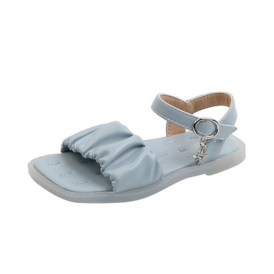 Sandale copii din piele cu catarama