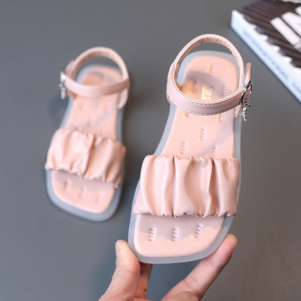 Sandale copii din piele cu catarama