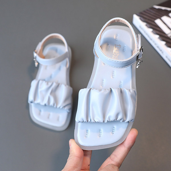 Sandale copii din piele cu catarama