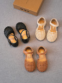 Dječje sandale od eko kože sa ravnim đonom