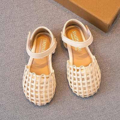 Dječje sandale od eko kože sa ravnim đonom