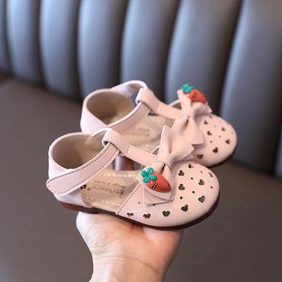 Sandale pentru copii cu sticker si element 3D in mai multe culori