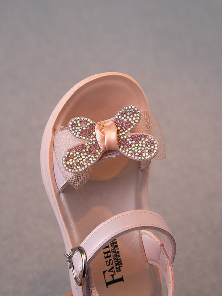 Sandale pentru copii cu cataramă și element 3D