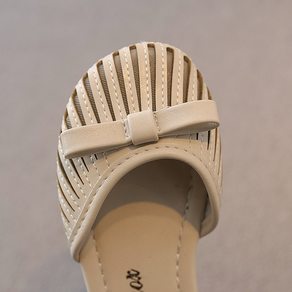 Sandale casual pentru copii cu catarama si panglica