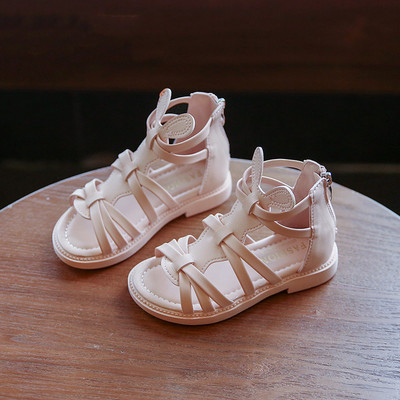 Sandale casual pentru copii din piele ecologica pentru fete