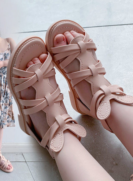 Sandale casual pentru copii din piele ecologica pentru fete