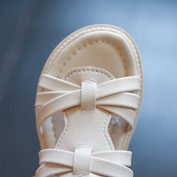 Sandale casual pentru copii din piele ecologica pentru fete